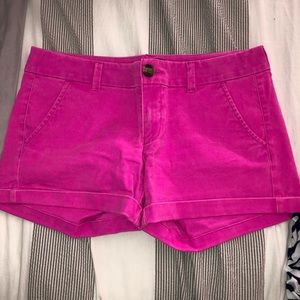 pink shorts